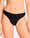String menstruel noir en dentelle