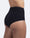 Taille haute menstruelle noire - Moodz.co