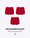 Pack menstruel trio boxer côtelé rouge