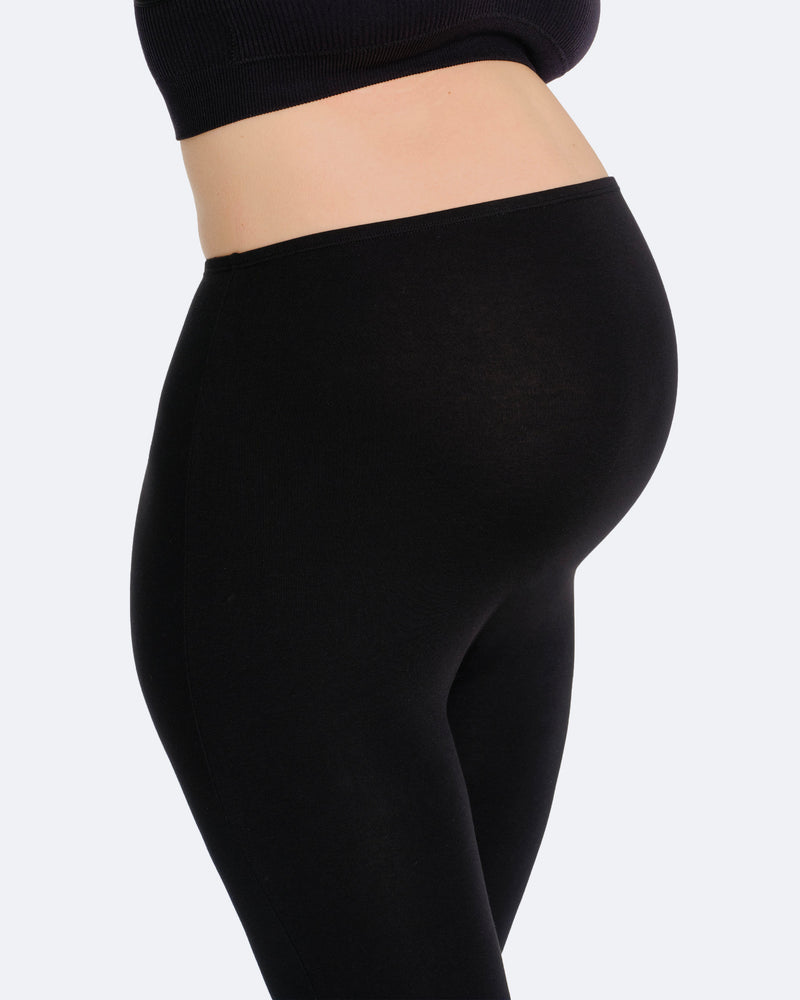 Legging noir maternité