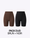 Pack Duo Shortys anti-frottements brun et noir