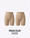 Pack Duo Shortys anti-frottements nude