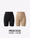 Pack Duo Shortys anti-frottements noir et nude