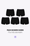 Pack menstruel cinq boxers noirs