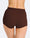 Boxer menstruel côtelé chocolat