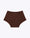 Boxer menstruel côtelé chocolat