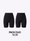 Pack Duo Shortys anti-frottements noirs