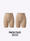 Pack Duo Shortys anti-frottements nude