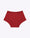 Boxer menstruel côtelé rouge - Moodz.co
