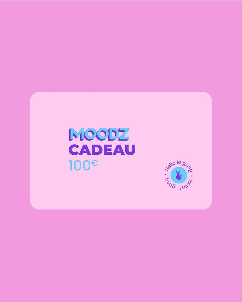 Carte cadeau MOODZ - le cadeau parfait - Moodz.co