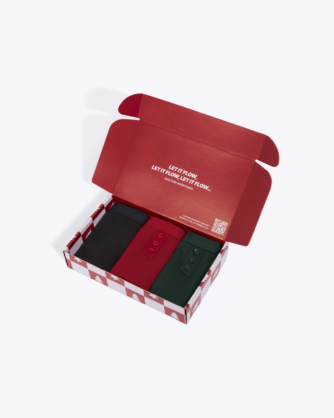 Coffret trio pyjamas menstruels - Moodz.co