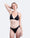 Culotte de maillot de bain menstruel noire - Moodz.co