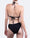 Culotte de maillot de bain menstruel noire - Moodz.co