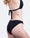 Culotte de maillot de bain menstruel noire - Moodz.co