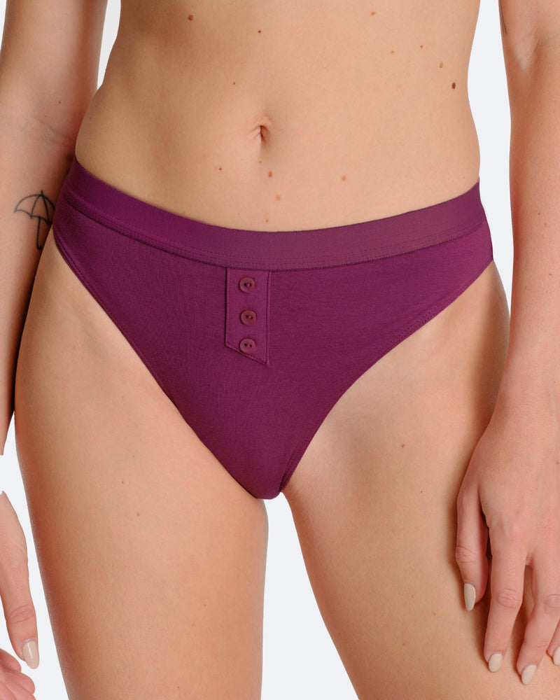 Culotte menstruelle bordeaux - Moodz.co