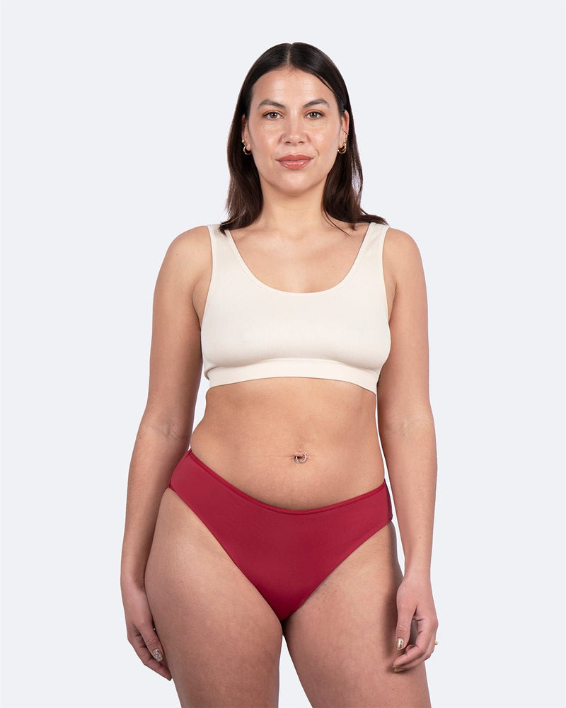 Culotte menstruelle cerise - Moodz.co