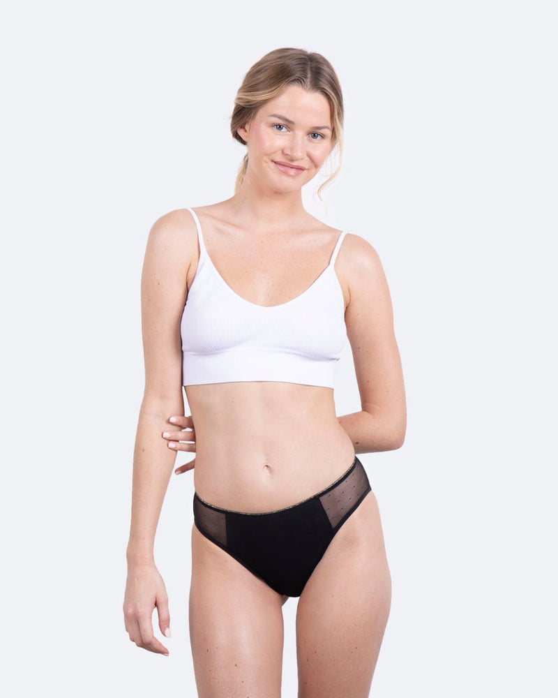 Culotte menstruelle plumetis - Moodz.co