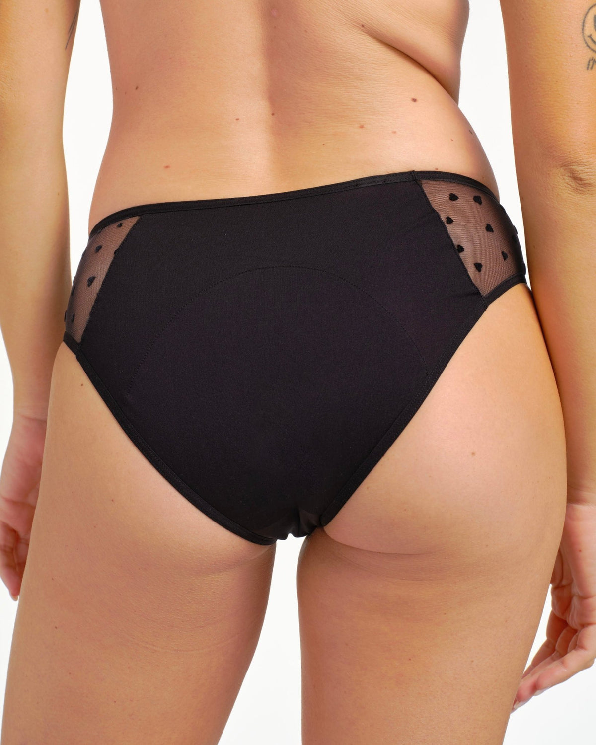 Culotte menstruelle tulle cÏur - Moodz.co