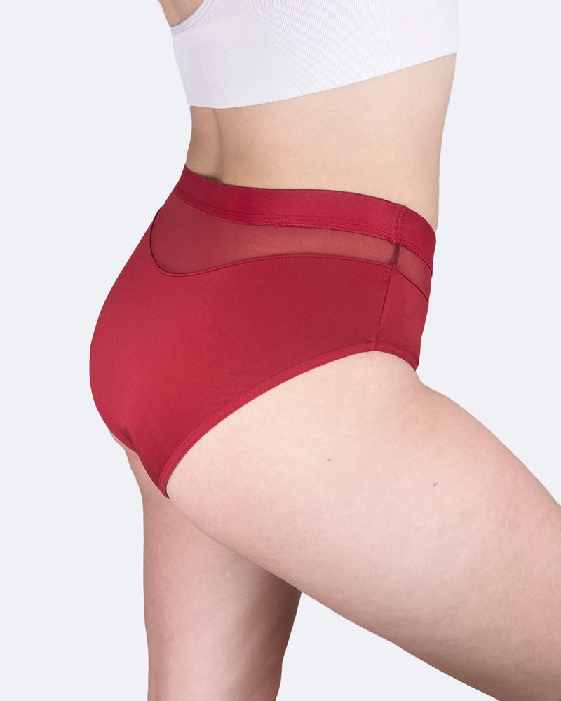 Culotte menstruelle vague cerise - Moodz.co
