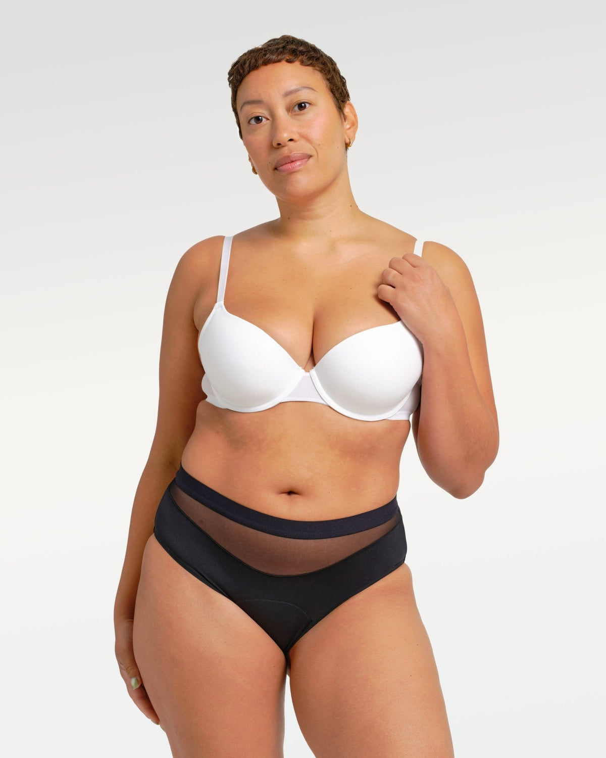 Culotte menstruelle vague noire - Moodz.co