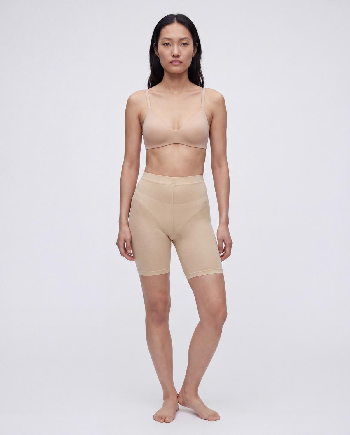 Shorty anti-frottements nude