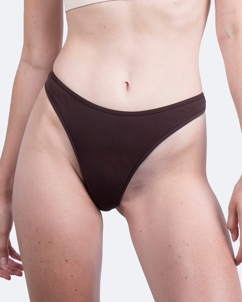 String menstruel chocolat - Moodz.co