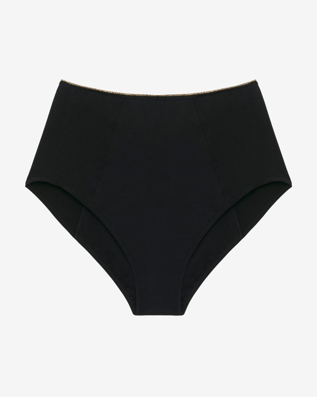 Taille haute menstruelle noire - Moodz.co