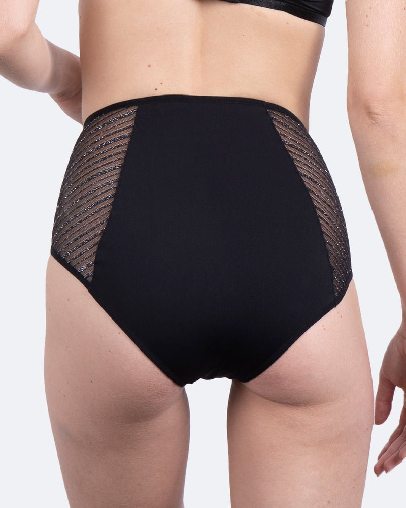 Taille haute menstruelle pailletée - Moodz.co