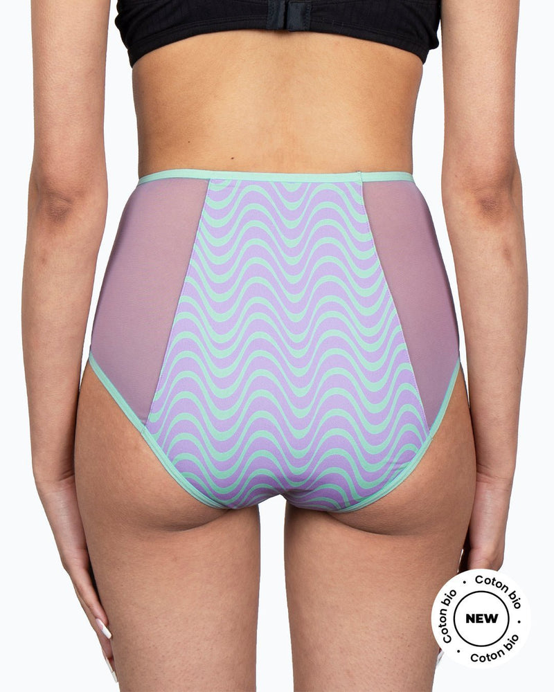 Taille haute menstruelle Wave - Moodz.co
