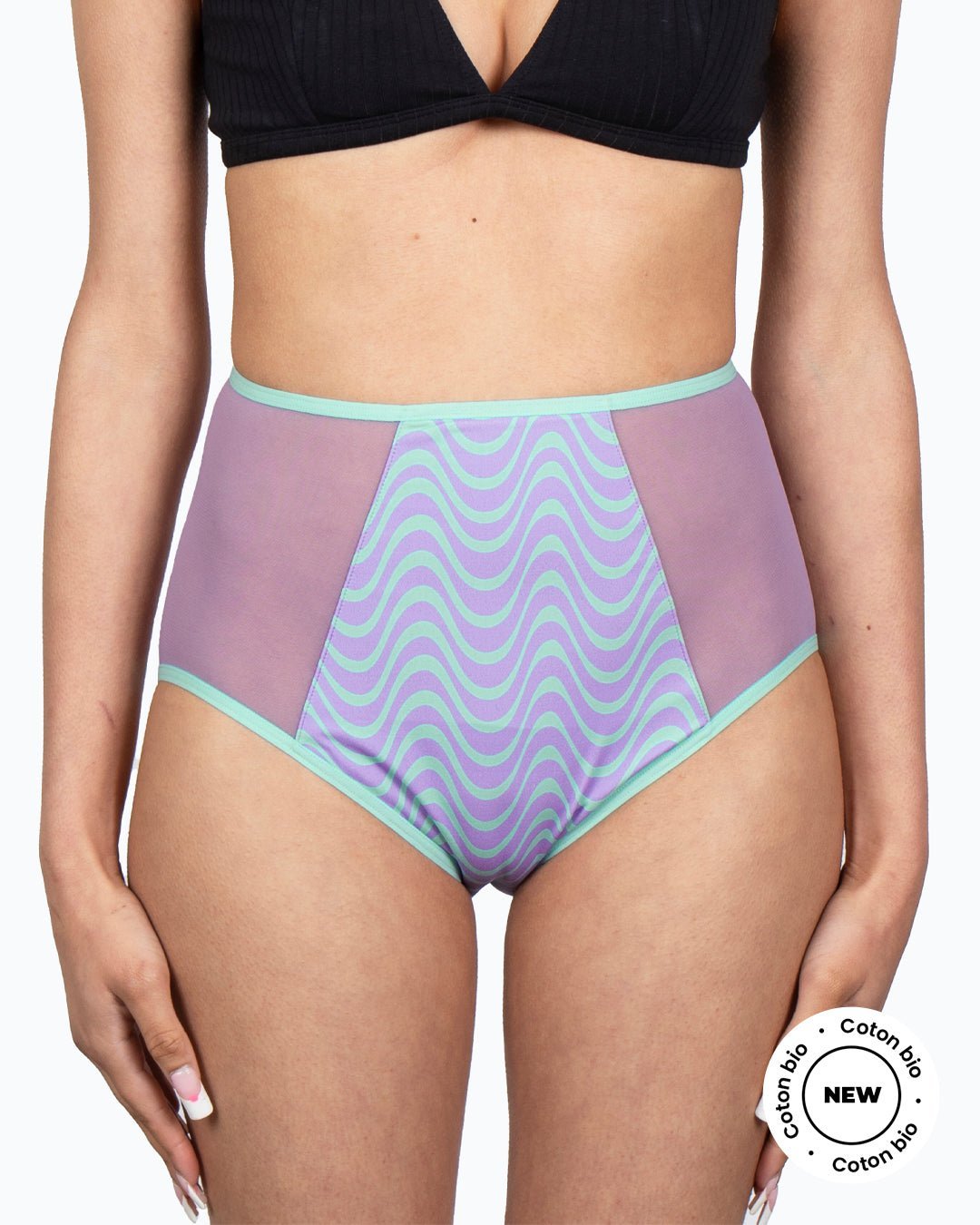 Taille haute menstruelle Wave - Moodz.co