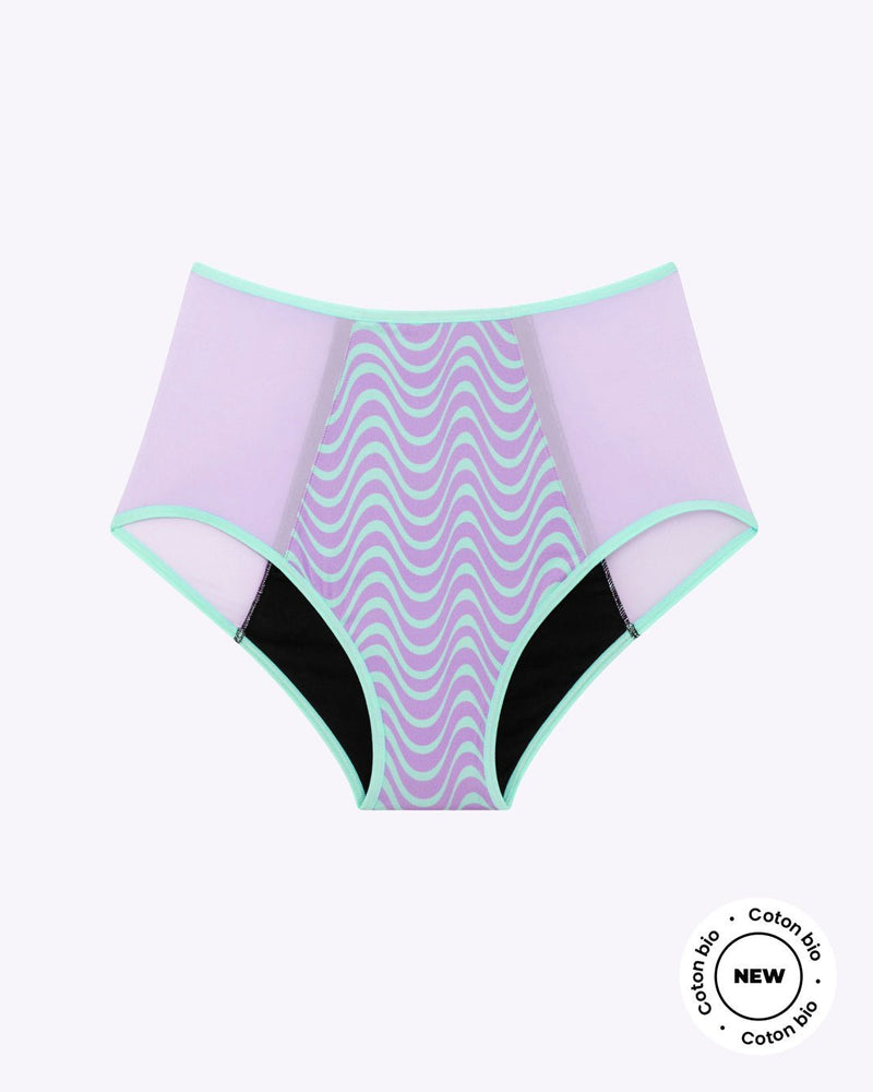 Taille haute menstruelle Wave - Moodz.co