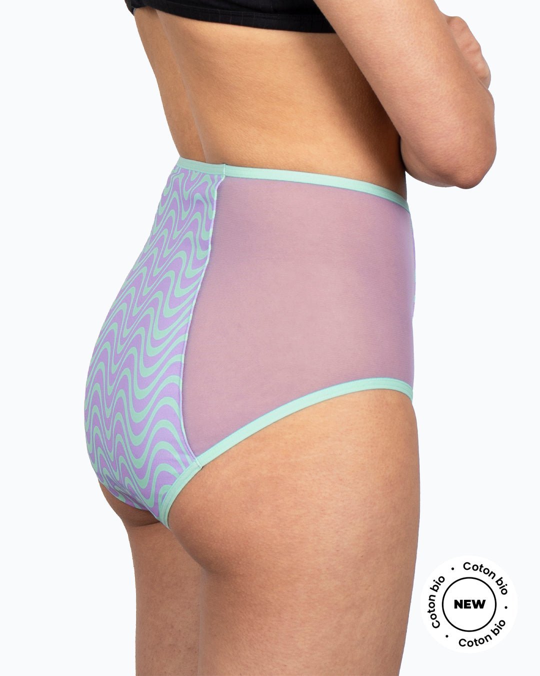 Taille haute menstruelle Wave - Moodz.co