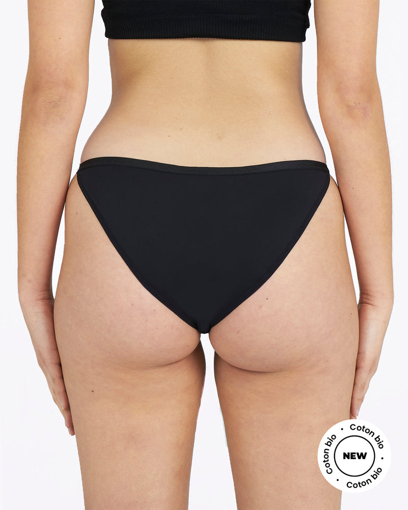 Culotte menstruelle ficelle noire