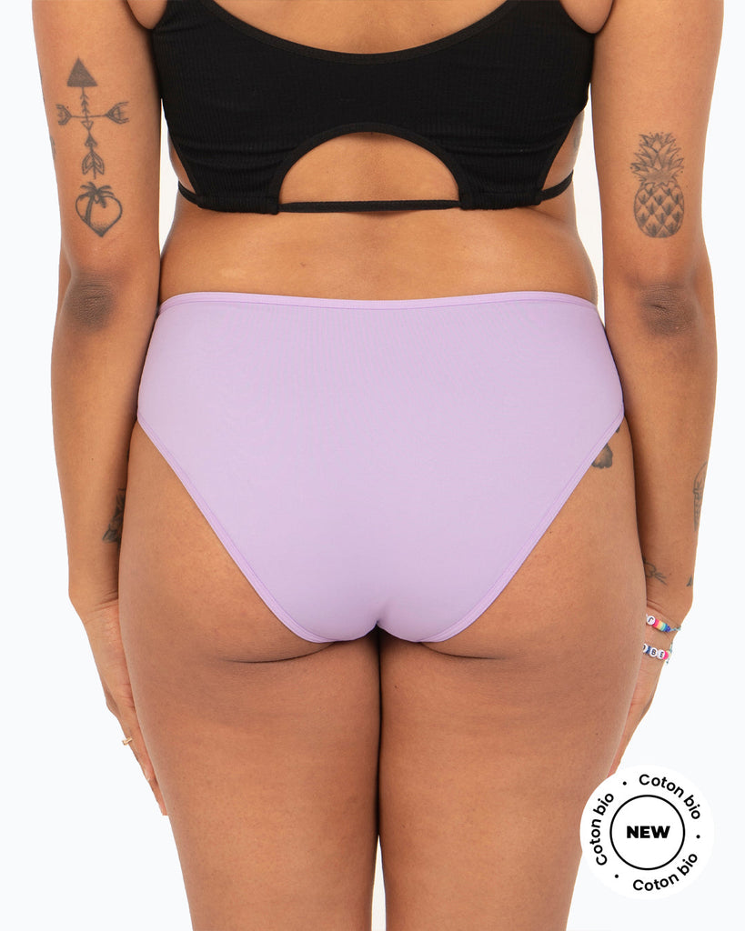 Culotte menstruelle lilas