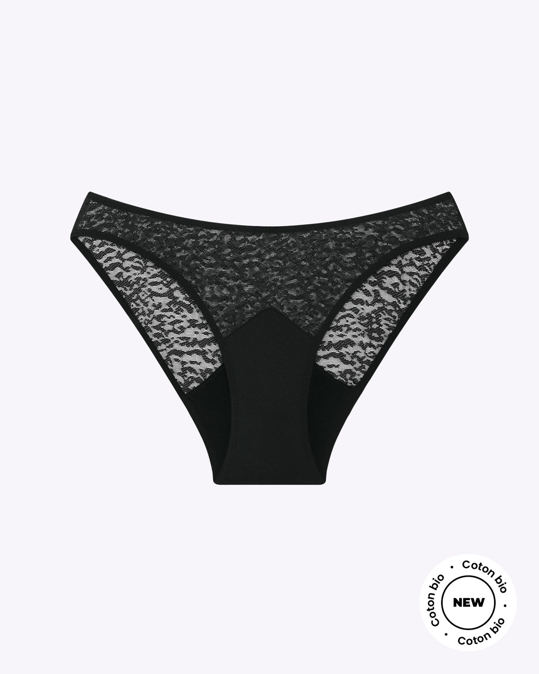 Culotte menstruelle dentelle noire