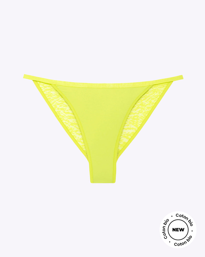 Culotte menstruelle ficelle citron