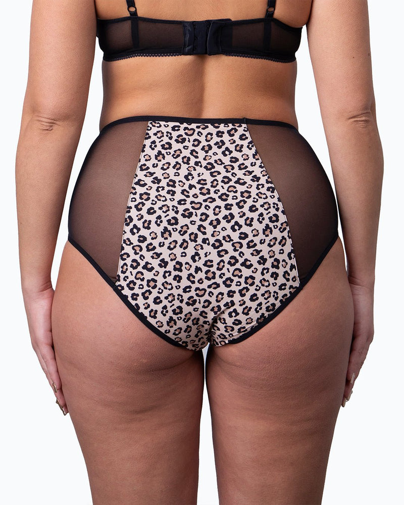 Taille haute menstruelle léopard - Moodz.co
